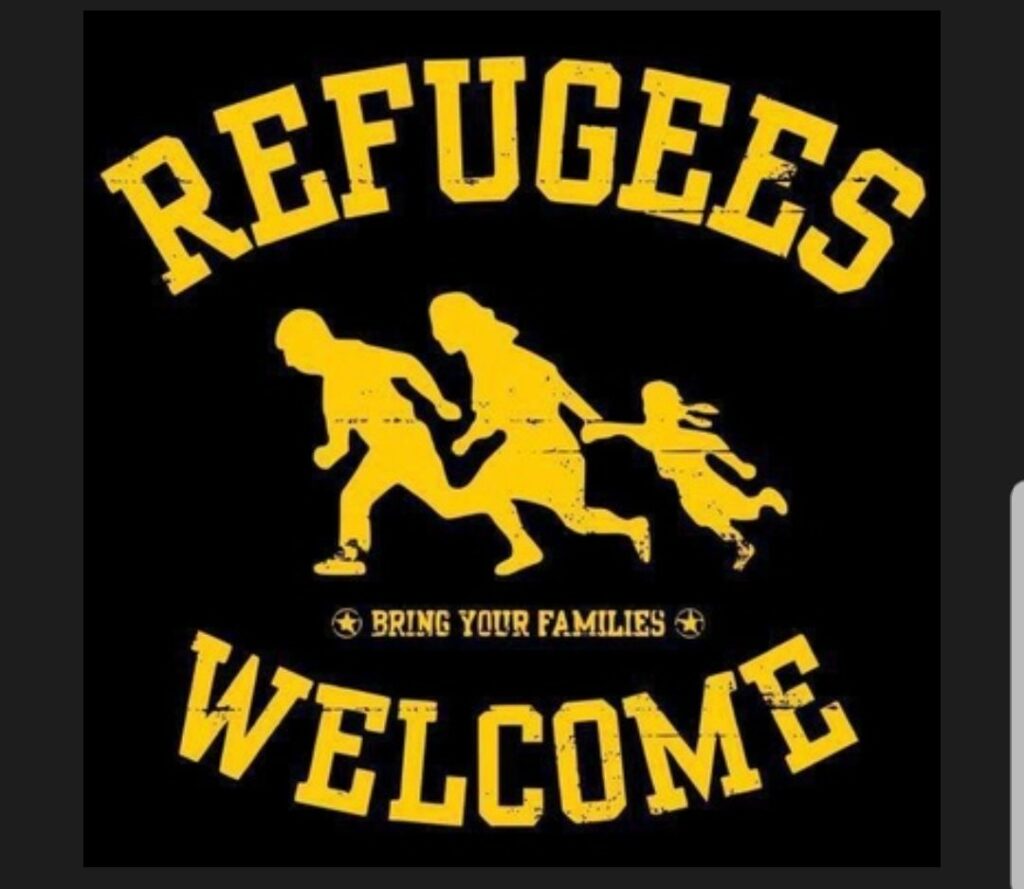 "Refugees Welcome" Sharepic